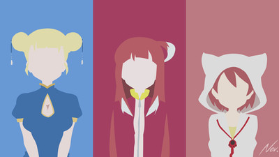 Anime akibas trip anime girls mayonaka Playmat Gaming Mat Desk Game Desk