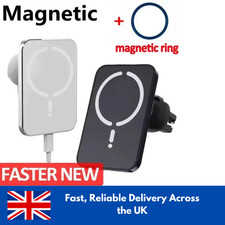 100W Wireless Magnetic Charger Car Mount Holder for iPhone 14/15 Pro Max Magsafe