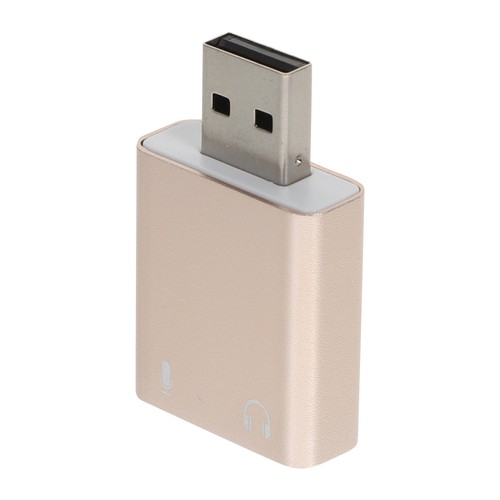 External Adapter USB Sound Card Externe Soundkarte Computer-Soundkarte