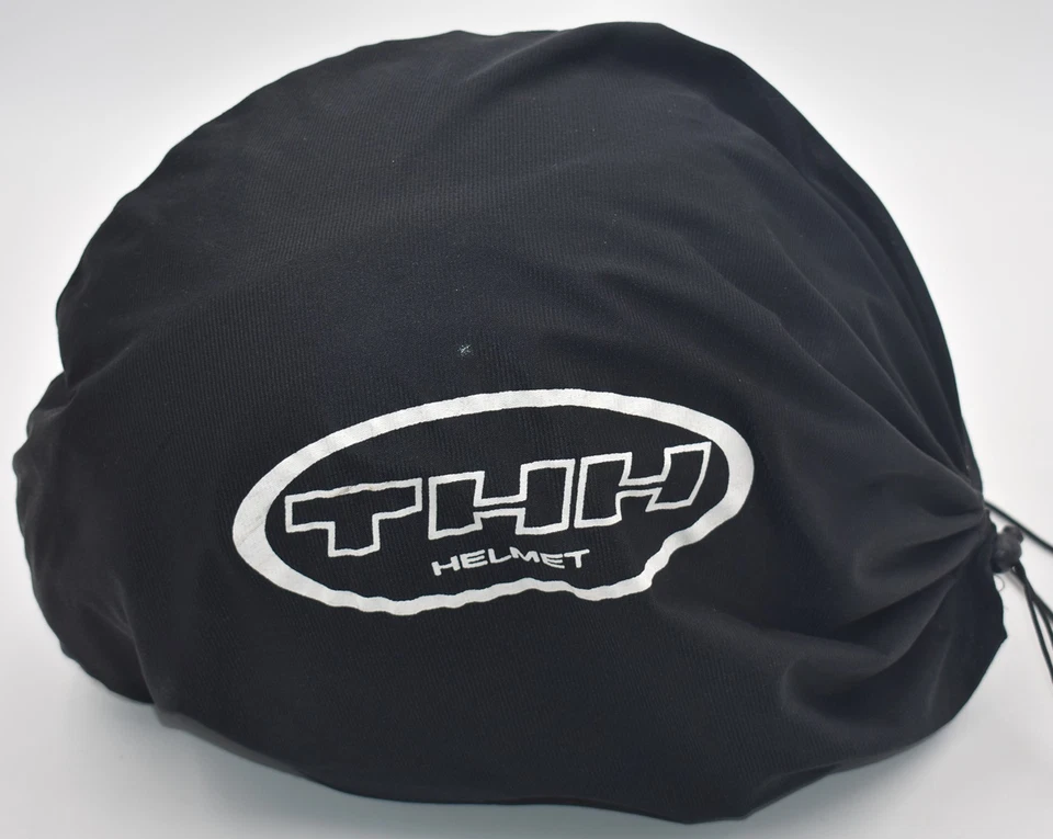 Casco de moto THH TS-41 talla mediana negro brillante excelente estado Foto 4 de 4