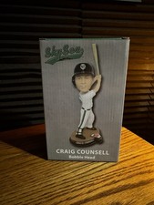NIB 2015 CRAIG COUNSELL COLORADO SKY SOX BOBBLEHEAD SGA BREWERS 8/22/15