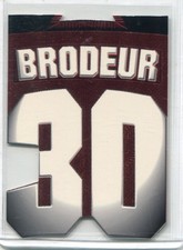 1997-98 Pacific Paramount - MARTIN BRODEUR - Big Numbers #12 - NEW JERSEY DEVILS