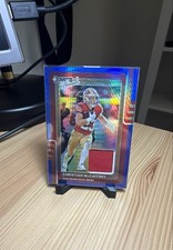 2025 Panini Donruss Optic - Donruss Threads Christian McCaffrey #DTBH-CMY...