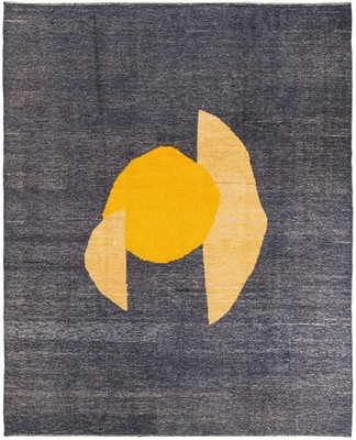 New Handmade Color Dark Gray Moroccan Wool Rug Modern Luxury Design Carpet Rug