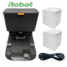 Automatic Dirt Disposal Dock & Dust Zippered Bags for iRobot Roomba j, i Series