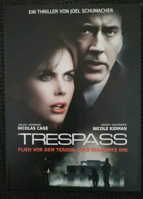 Trespass Mediabook Blu Ray Dvd Nicolas Cage Nicole Kidman 