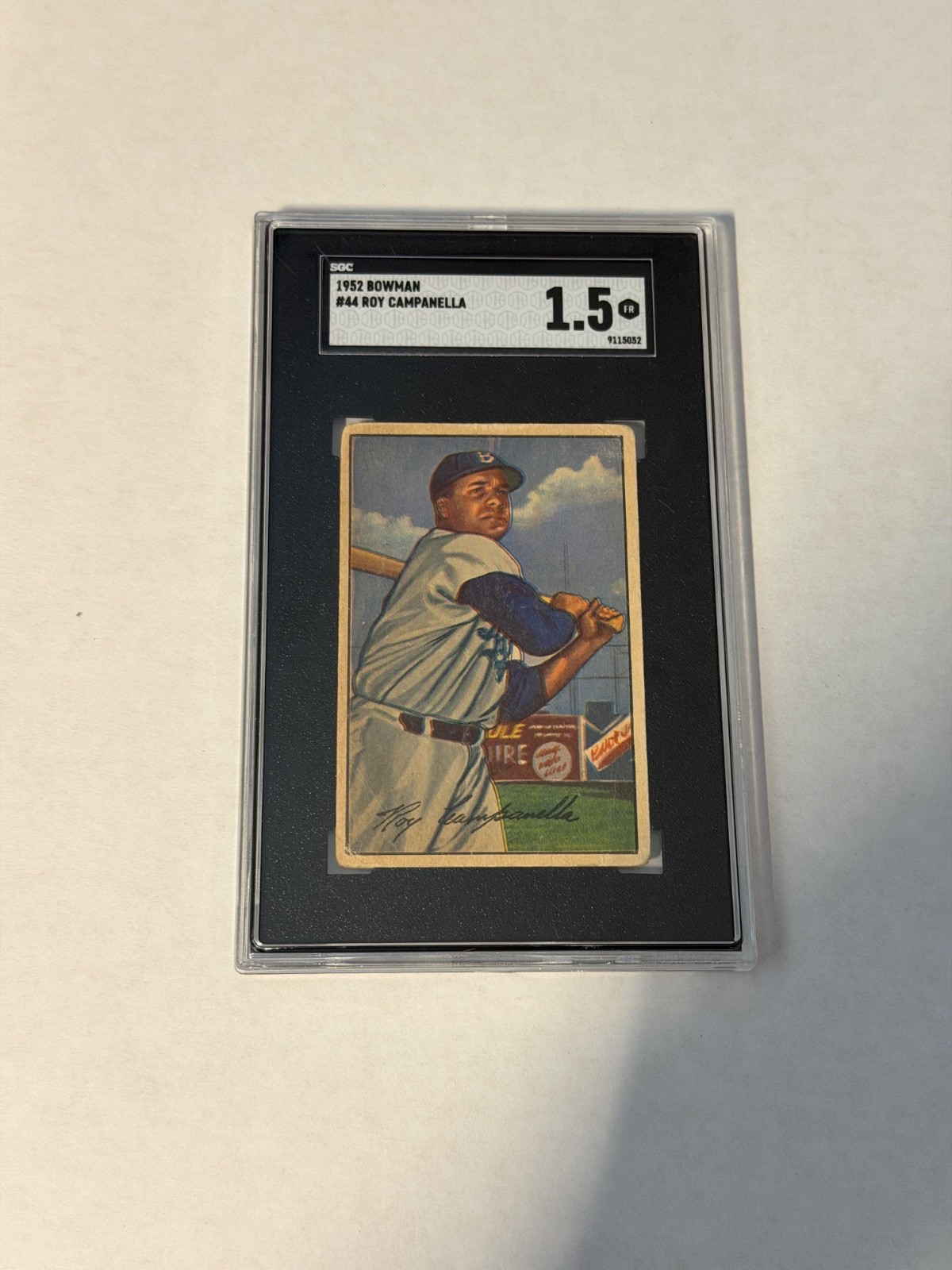 1952 BOWMAN BASEBALL #44 ROY CAMPANELLA SGC 1.5 HOF