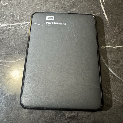 Western Digital WD Elements 1 TB tragbare externe 2,5 Zoll USB HDD schwarz