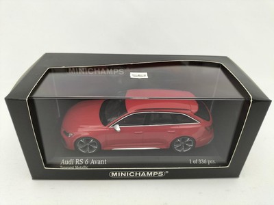 MINICHAMPS 1/43 Audi RS 6 Avant Tangorot Metallic | eBay