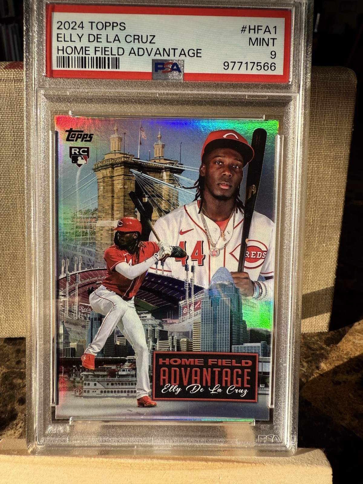 2024 Topps Series 1 - Home Field Advantage Elly De La Cruz #HFA-1 (RC)