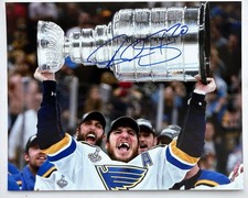 ALEX STEEN SIGNED PHOTO 8x10 HD AUTOGRAPH ST LOUIS BLUES STANLEY CUP