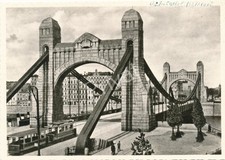 Photo WK2 Kaiserbrücke Breslau, Carte PK oblitérée M1.78
