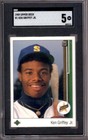 KEN GRIFFEY JR. 1989 Upper Deck #1 SGC 5 EX Rookie RC Seattle Mariners