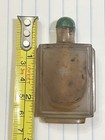 Antique Vintage Chinese Nice Carved Edges Squared Carnelian Agate Snuff Bottle  — photo 7