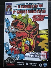 HASBRO TRANSFORMERS GENERATIONS COMIC EDITION AUTOBOT FLAME & EMIRATE XAARON