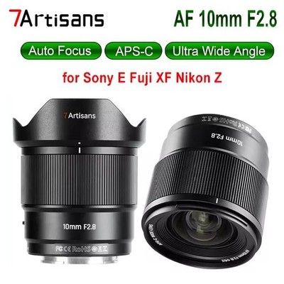 7artisans AF 10mm F2.8 Auto Focus APS-C Lens 105.3° For Sony E Fuji FX Nikon Z