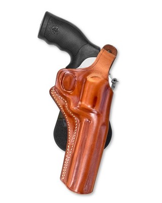 Leather Paddle Holster Fits, S&W Model 686 Plus 357 Mag 7-Shot 6'' Barrel #1511#