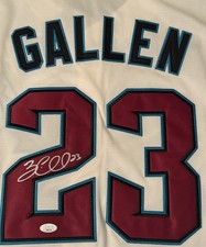 ZAC GALLEN Arizona Diamondbacks signed auto autographed White Jersey XL JSA