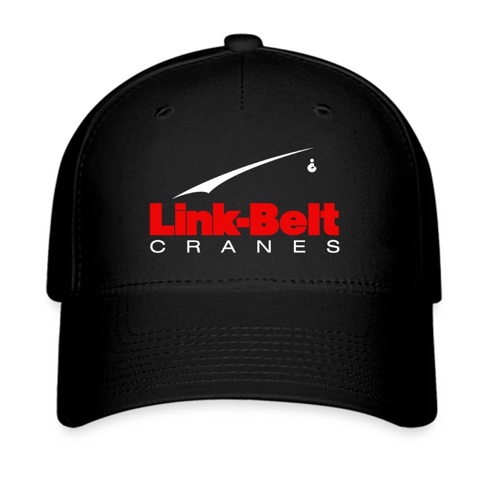Link Belt Cranes Black Hat Twill Cap Baseball Cap