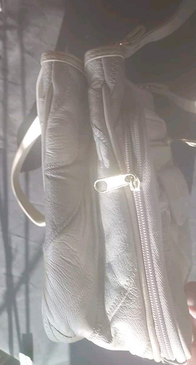 Beige Patchwork Over-the-shoulder Bag, Neutral Co… - image 11