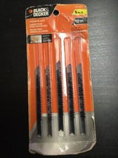 Black+ Decker Jigsaw Wood Blades 5 Pack 10TPI 75-521