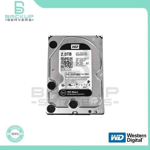 WD2003FZEX Western Digital Black 2TB 6Gbps SATA 7.2K RPM 3.5" 64MB Hard Drive