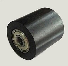 PU8x30x30ZZ Shielded Bearing with Black PU Nylon Tire  8x30x30mm