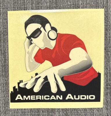 American Audio DJ Sticker Decal | eBay