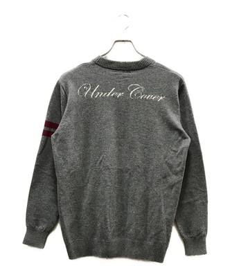 UNDERCOVER × EVANGELION lilith cross knit Size: 2 Gray Men 