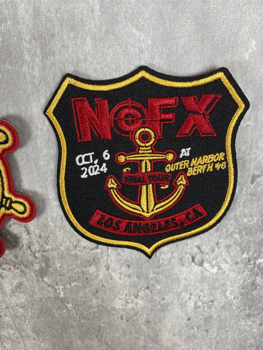 Rare 2024 NOFX Patch Final Tour Show Weekend Oct 4th 5th 6th Sold