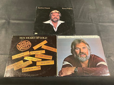 3 LP LOT-KENNY ROGERS-DAYTIME FRIENDS-TEN YEARS OF GOLD-LOVE OR SOMETHING LIKE