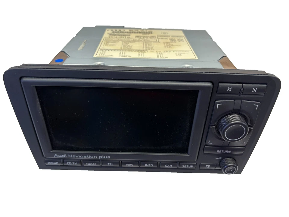 AUDI A3 8P MONITOR BILDSCHIRM MULTIMEDIA NAVIGATION PLUS DVD RNS-E CODE DABEI - Bild 2 von 4