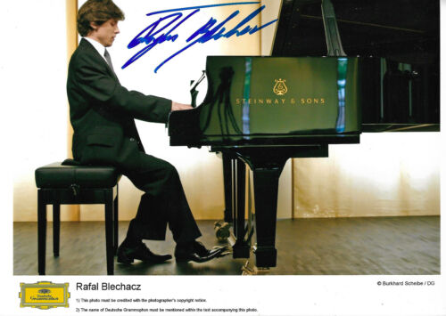 Rafal Blechacz Pianist signed 8x12 inch photo autograph - Photo 1/1