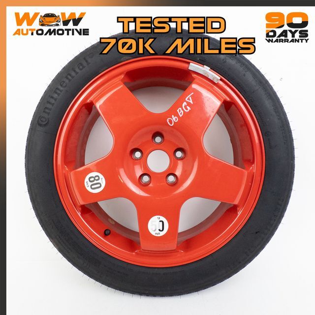 04-13 BENTLEY CONTINENTAL GT FLYING SPUR 4.5JX19H2 SPARE WHEEL TIRE RIM RED OEM