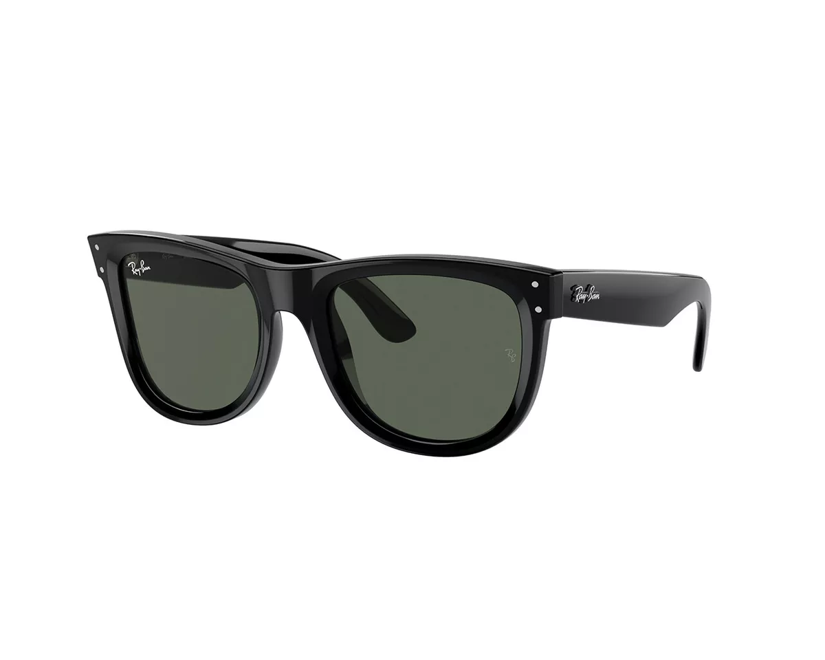Ray Ban Sunglasses RBR0502S Wayfarer reverse 6677VR Black green