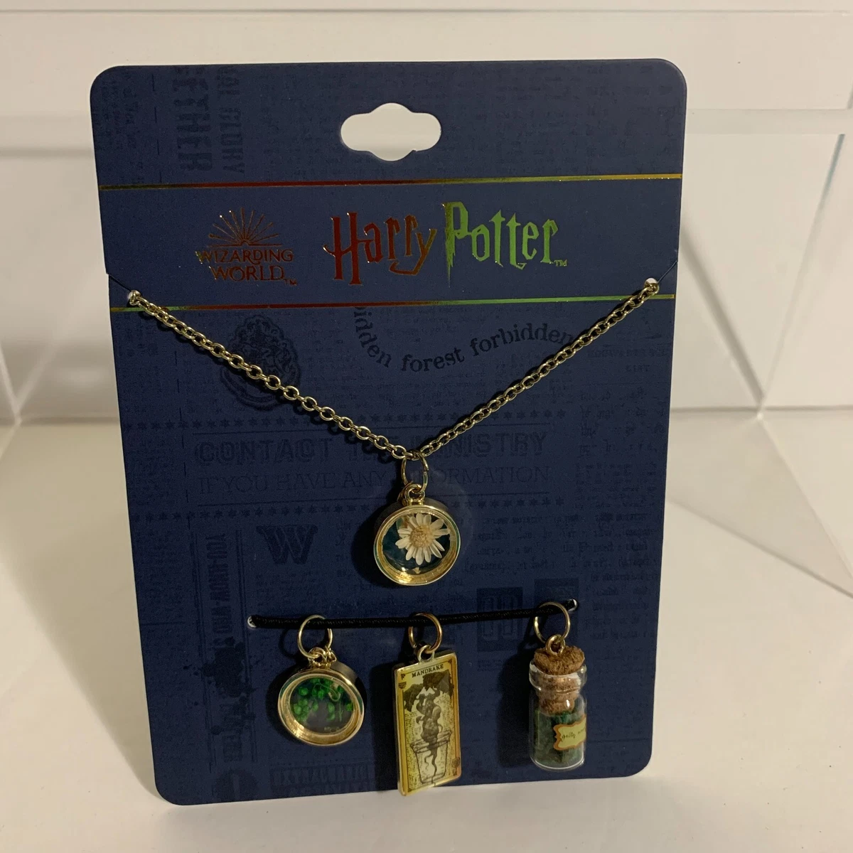 Harry potter necklace best sale charms