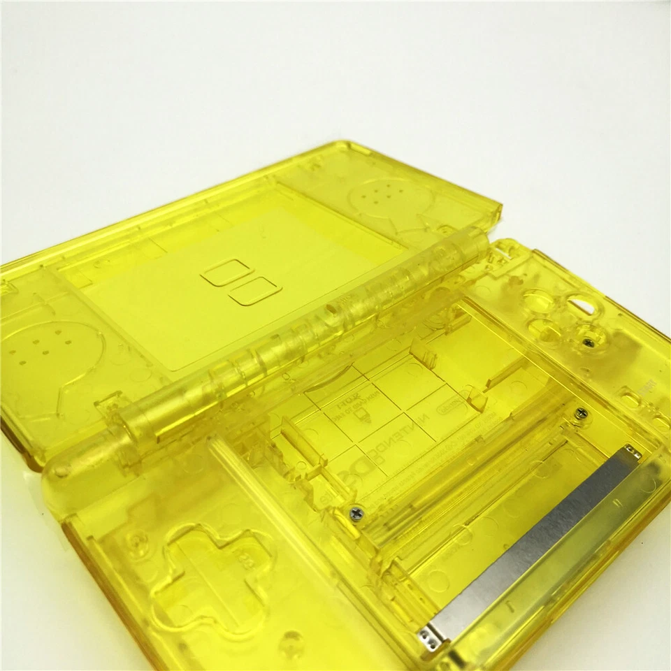 New Clear Yellow Full Housing Shell Case Buttons Tool Kits for Nintendo DSl NDSL - Image 4 of 4