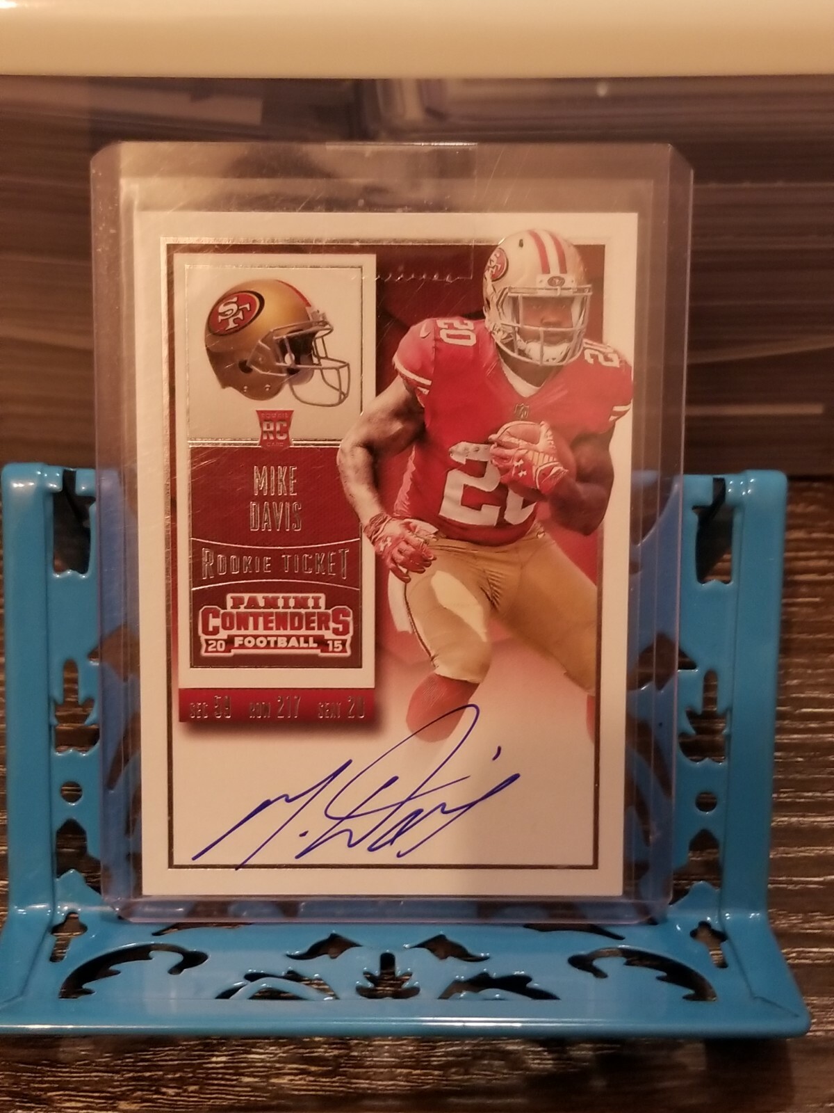 Mike Davis Panini Contenders #229 Autograph