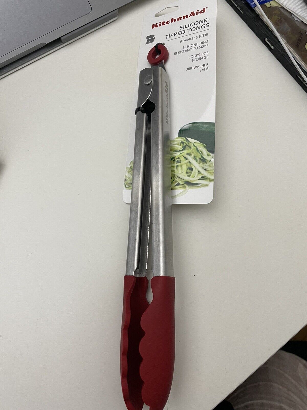KitchenAid Silicone Tipped Tongs - Red - Brand NEW - Shipping Today