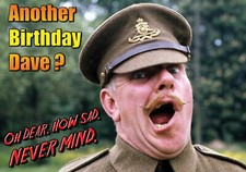 Ain't Half Hot Mum PERSONALISED Happy Birthday Greeting Card Windsor Davies