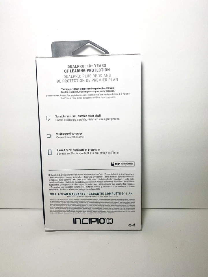 Incipio DualPro Series Dual Layer Case for Google Pixel 4 Smartphone - Black - Image 3 of 4