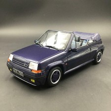RENAULT 5 GT TURBO CABRIOLET BY EBS BLUE SPORT MOTHER OF PEARL OTOMOBILE OT280 1:18 RESIN