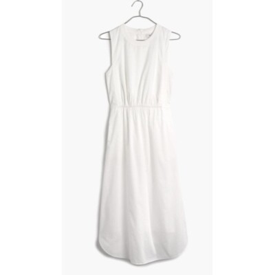 madewell cotton lakeshore midi dress Madewell Cotton Lakeshore Midi Dress White Size 2 / Small (Originally $128)