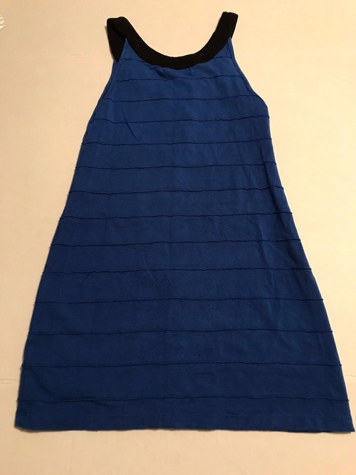 Flowers BY ZOE Boutique 派对节日礼服蓝色黑色大圆领 S D001 码 — 第 3/3 张图片