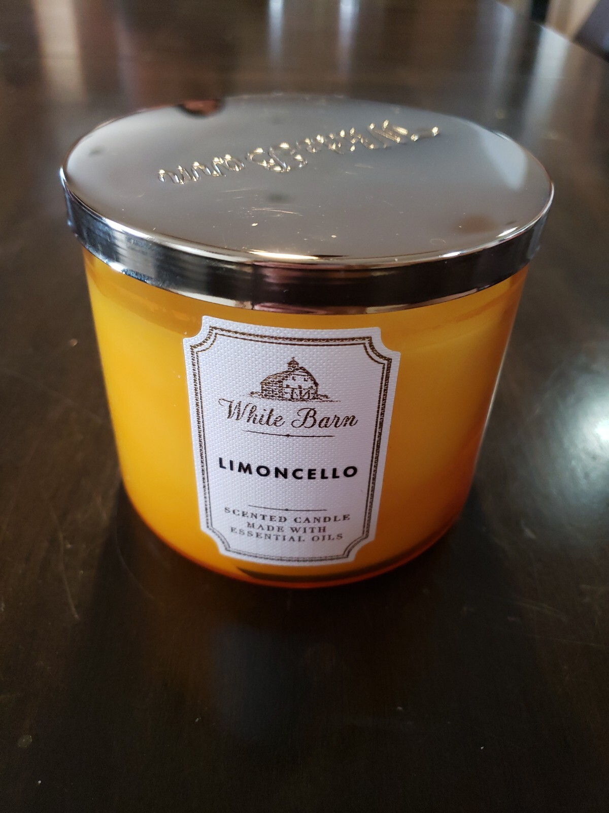 White Barn Bath & Body Works Limoncello 14.5 oz 3Wick Candle