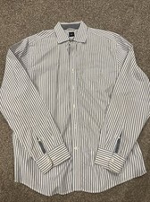 Gap Men s Long Sleeve 100% Cotton Striped But...