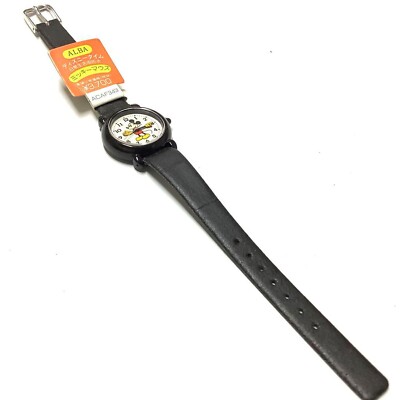 SEIKO ALBA DISNEY Mickey Mouse QUARTZ Watch Wristwatch ACAF343
