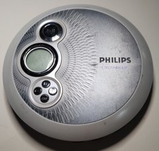Philips AX2412/17 Portable CD Player. 45 Second ESP Discman For Parts Repair