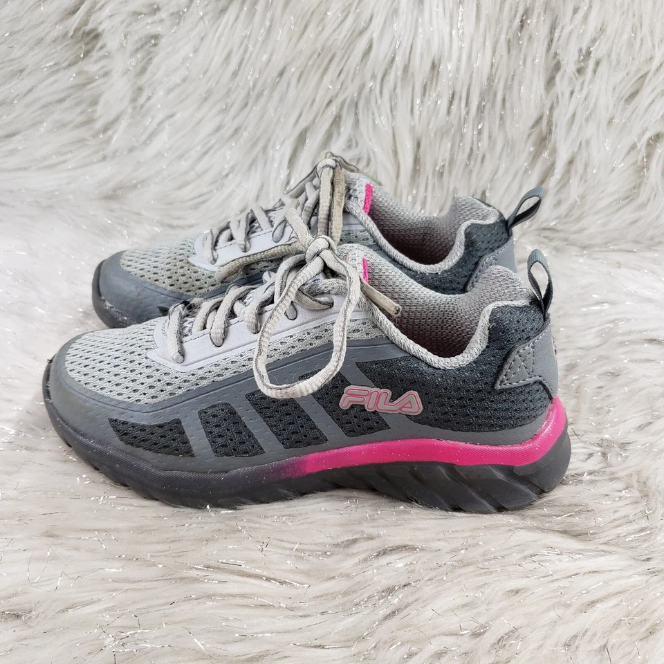 FILA Gris Rosa Juvenil Zapatos Activos Talla 13 Foto 2 de 4