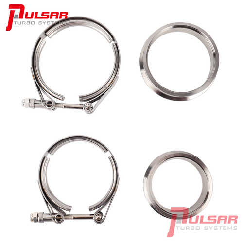 PTE 6766E 6766SP 6766HP Billet Ball Bearing Turbo Stainless Steel Vband 0.82A/R - Bild 7 von 12